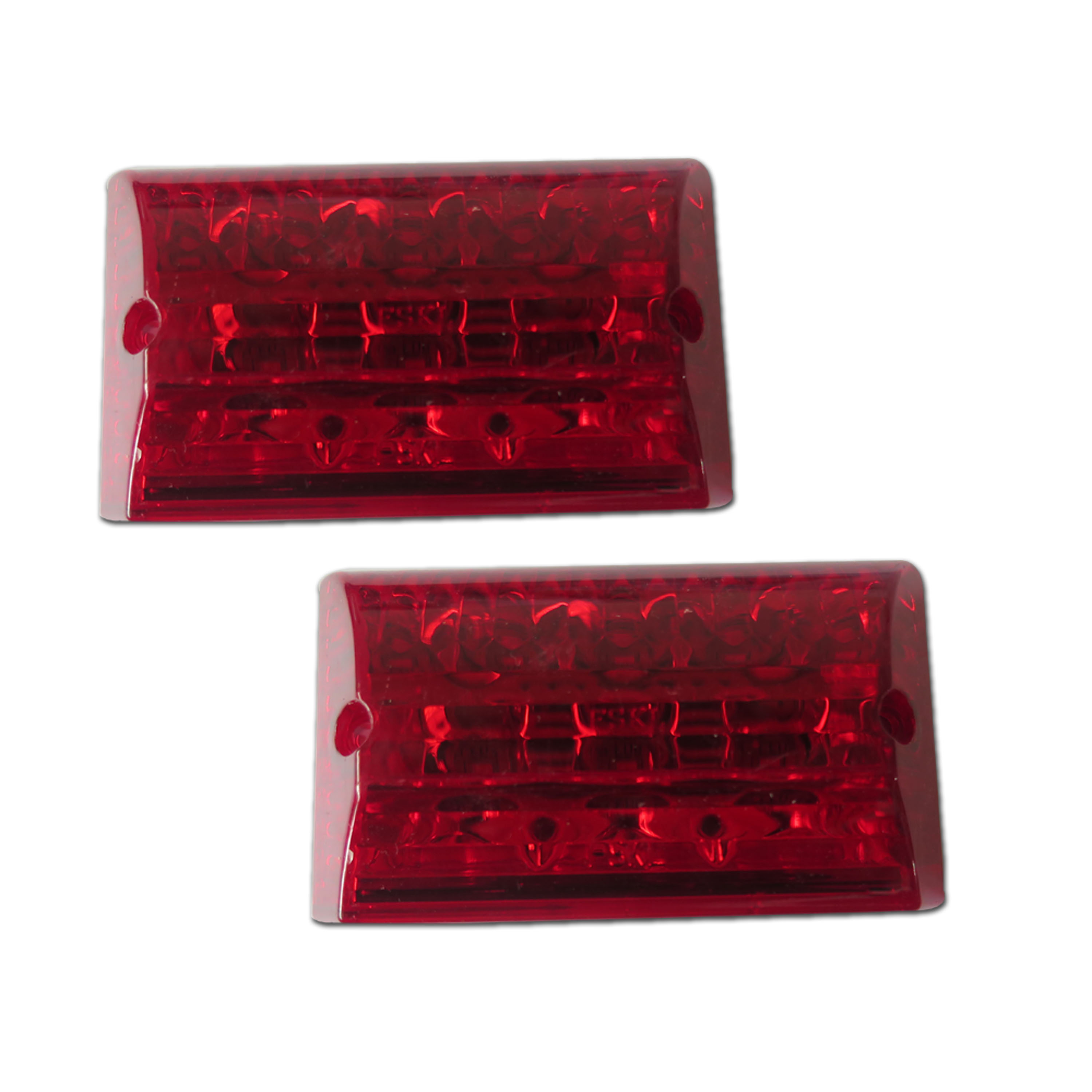 LED SIDE MARKER LAMP 24V 8PCS LED 86X61X31MM RED GSE GERMANY
